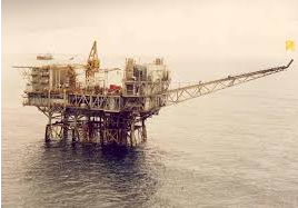 View Of Offshore Platform